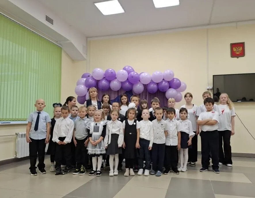 Краснооктябрьские первоклассники пополнили ряды Орлят России.