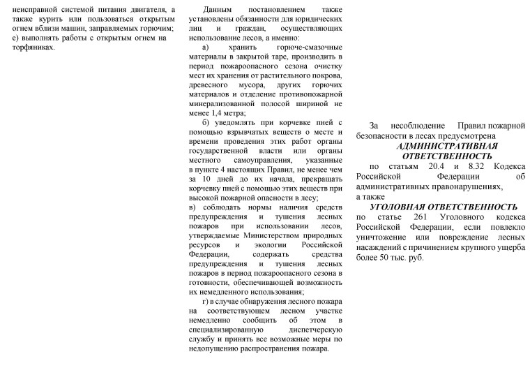 Прокуратура Каргапольского района разъясняет положения законодательства Российской Федерации в сфере пожарной безопасности.